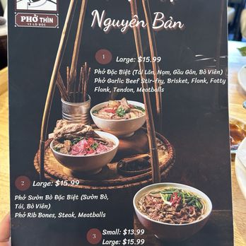 Pho Thin Australia menu 3